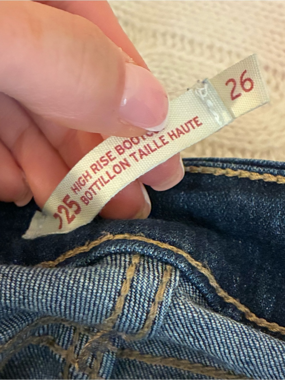 Levi's Women's Dark Blue Bootcut Jeans - Picture 2 of 3